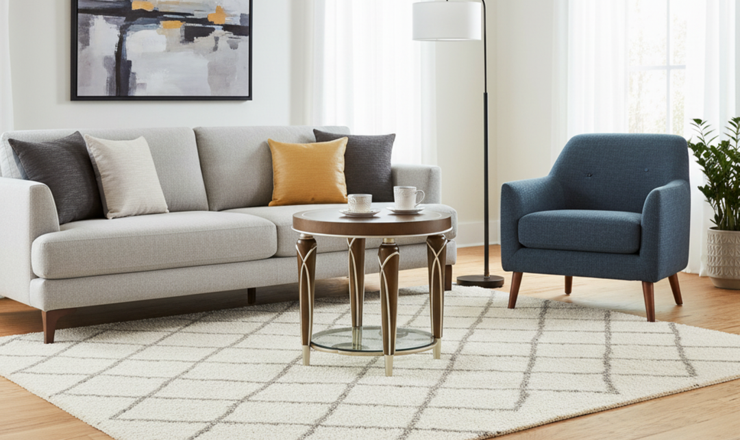 Aico Furniture Villa Cherie End Table-jennifer furniture