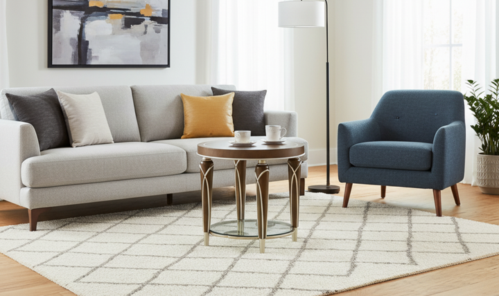 Aico Furniture Villa Cherie End Table-jennifer furniture