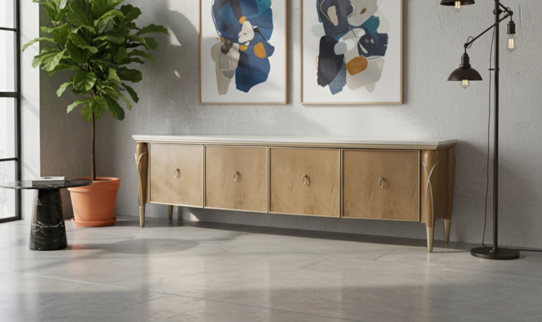 Aico Furniture Villa Cherie Media Cabinet-jennifer furniture