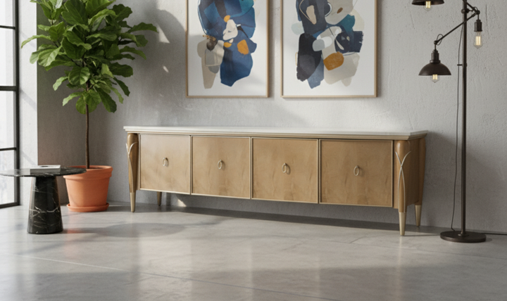 Aico Furniture Villa Cherie Media Cabinet-jennifer furniture