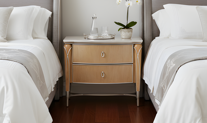 Aico Furniture Villa Cherie Nightstand in Caramel-jennifer furniture