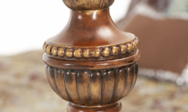 Aico Furniture Villa Valencia Low Profile Bed- jennifer furniture