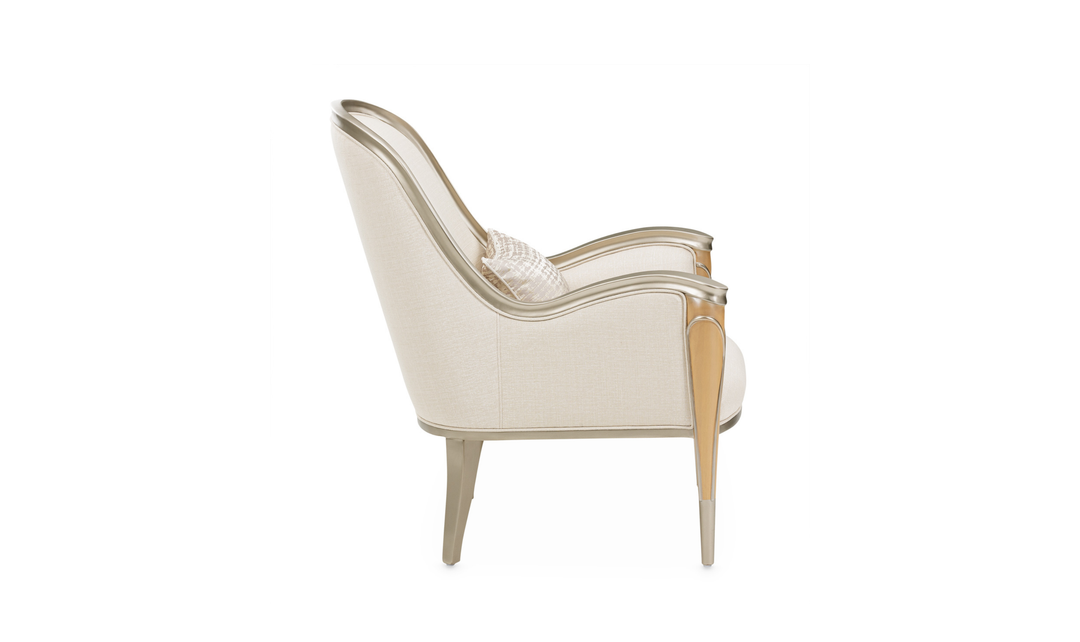 Aico Villa Cherie Accent Chair With Caramel Finish-jennifer furniture