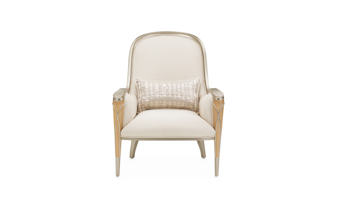 Aico Villa Cherie Accent Chair With Caramel Finish-jennifer furniture