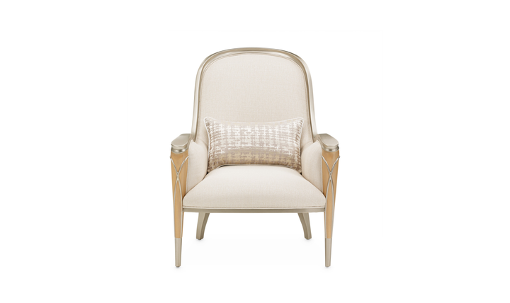 Aico Villa Cherie Accent Chair With Caramel Finish-jennifer furniture