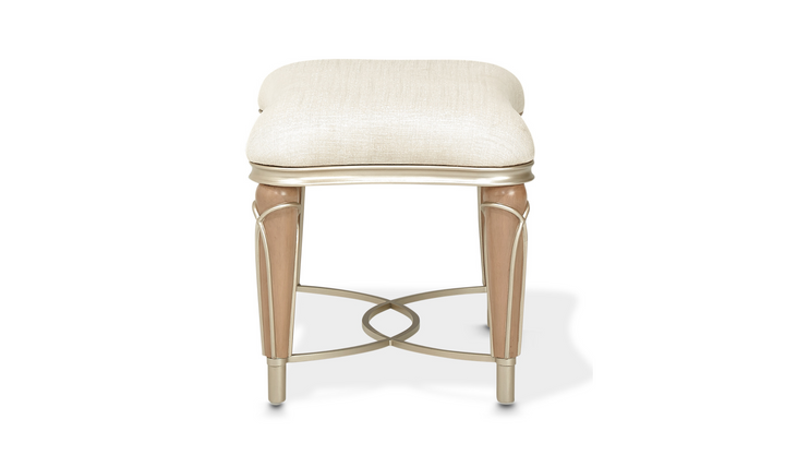 Aico Villa Cherie Caramel Ottoman-jennifer furniture