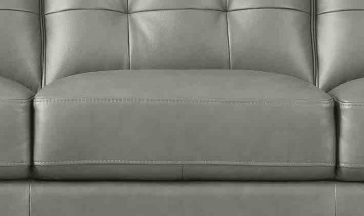 Aiden 3-Seater Leather Sofa With Track Arms