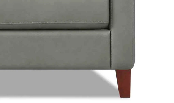 Aiden 3-Seater Leather Sofa With Track Arms
