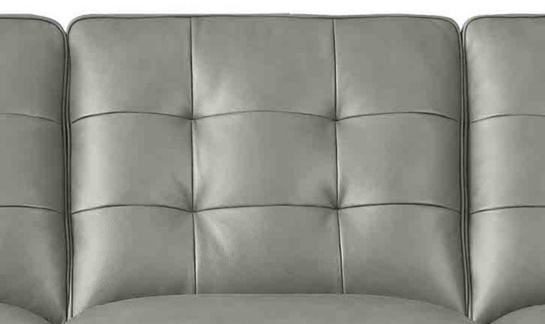 Aiden 3-Seater Leather Sofa With Track Arms