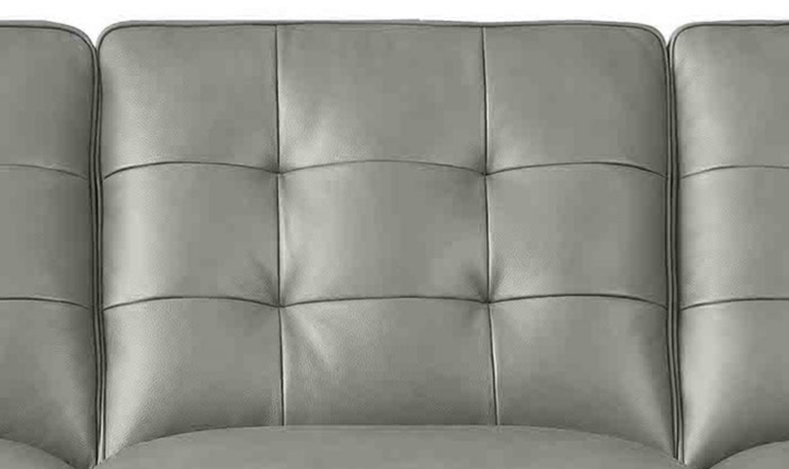 Aiden 3-Seater Leather Sofa With Track Arms