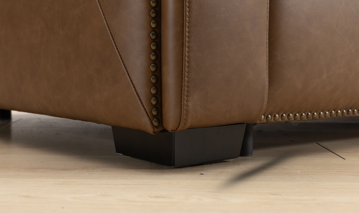 Alaves Italian Leather Queen Sleeper Sofa - Luxury Overnight Collection-Jennifer Furniture