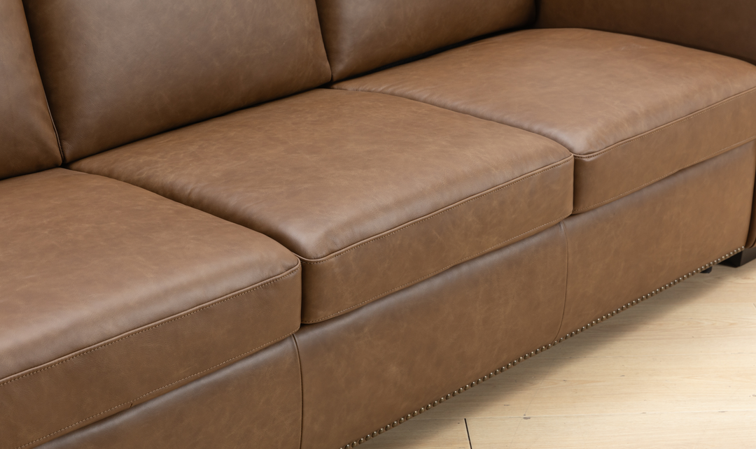 Alaves Italian Leather Queen Sleeper Sofa - Luxury Overnight Collection-Jennifer Furniture