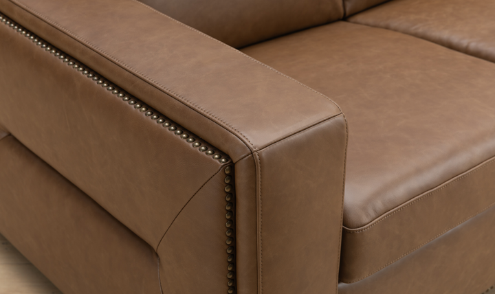 Alaves Italian Leather Queen Sleeper Sofa - Luxury Overnight Collection-Jennifer Furniture