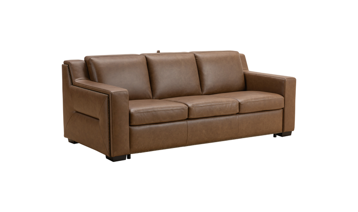 Alaves Italian Leather Queen Sleeper Sofa - Luxury Overnight Collection-Jennifer Furniture