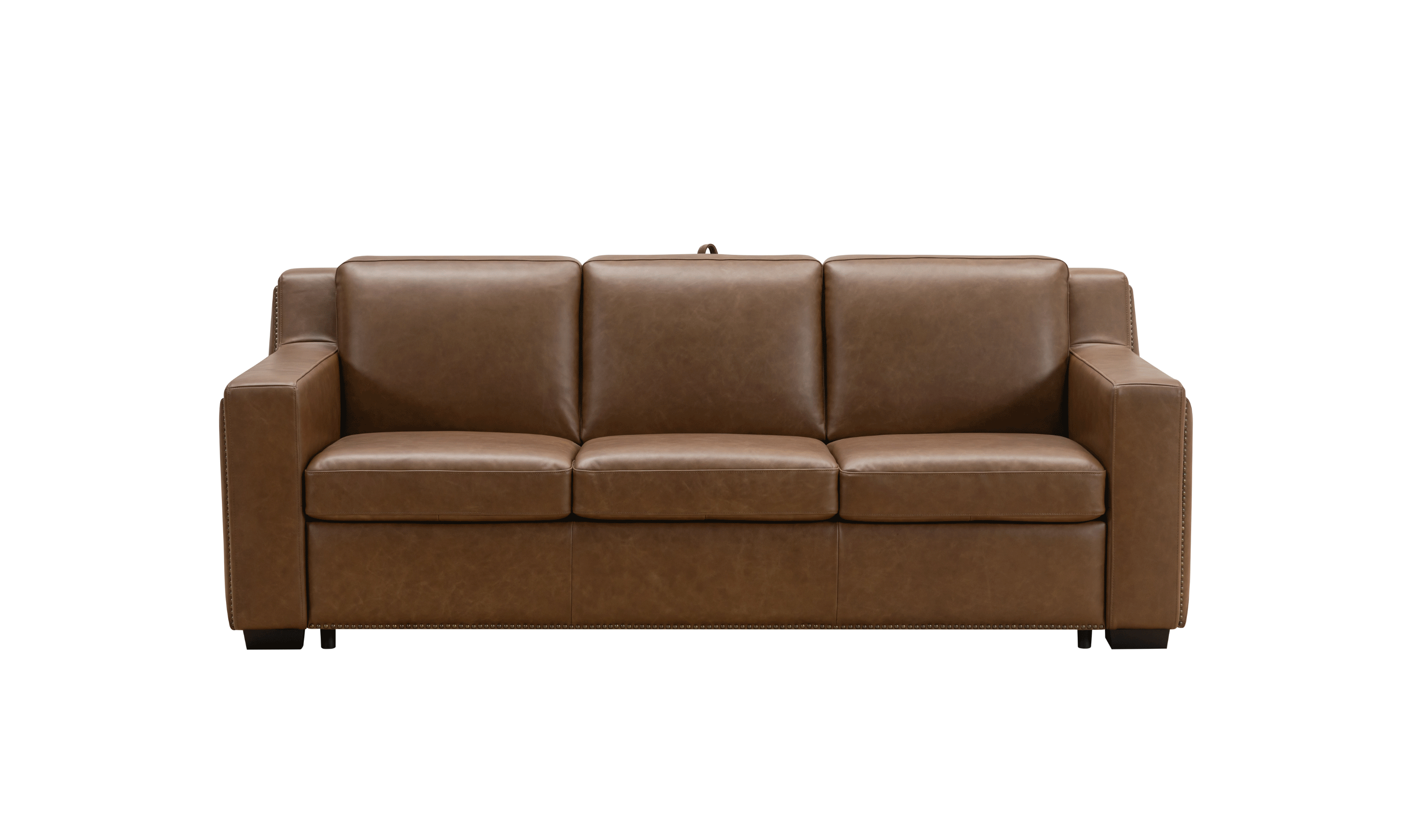 Klaussner Alaves Leather Queen Sleeper Sofa - Luxury Overnight Collection