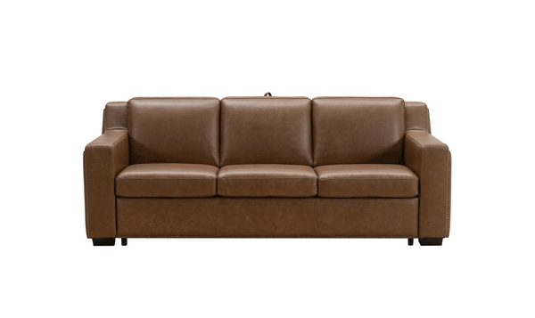Klaussner Alaves Leather Queen Sleeper Sofa - Luxury Overnight Collection