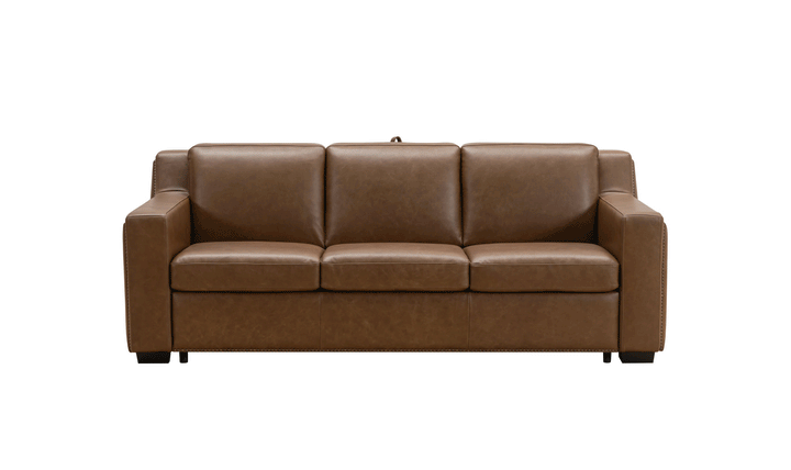Klaussner Alaves Leather Queen Sleeper Sofa - Luxury Overnight Collection