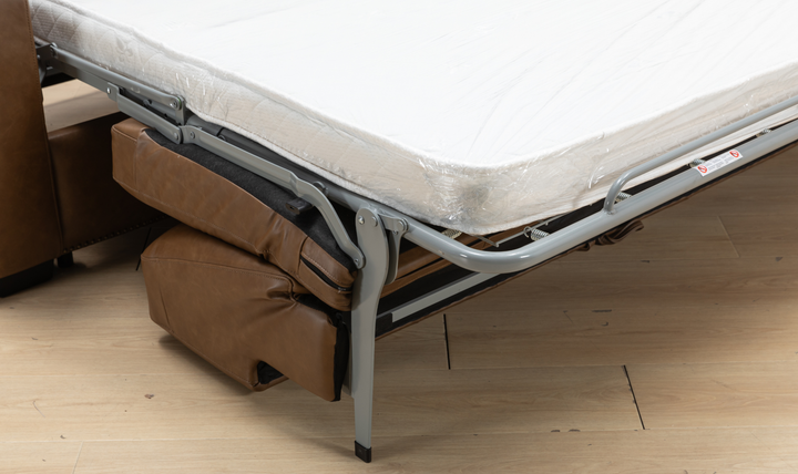 Alaves Italian Leather Queen Sleeper Sofa - Luxury Overnight Collection-Jennifer Furniture