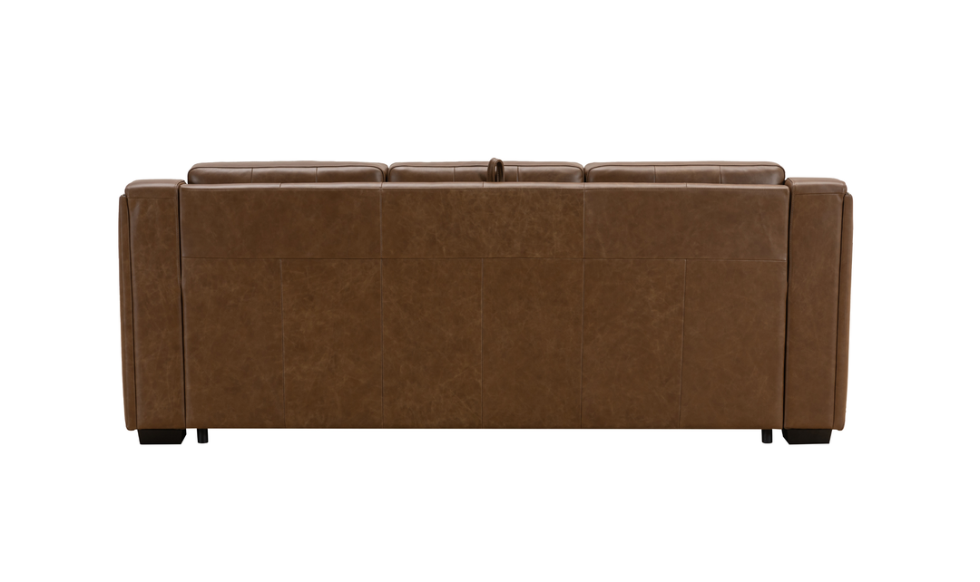 Alaves Italian Leather Queen Sleeper Sofa - Luxury Overnight Collection-Jennifer Furniture