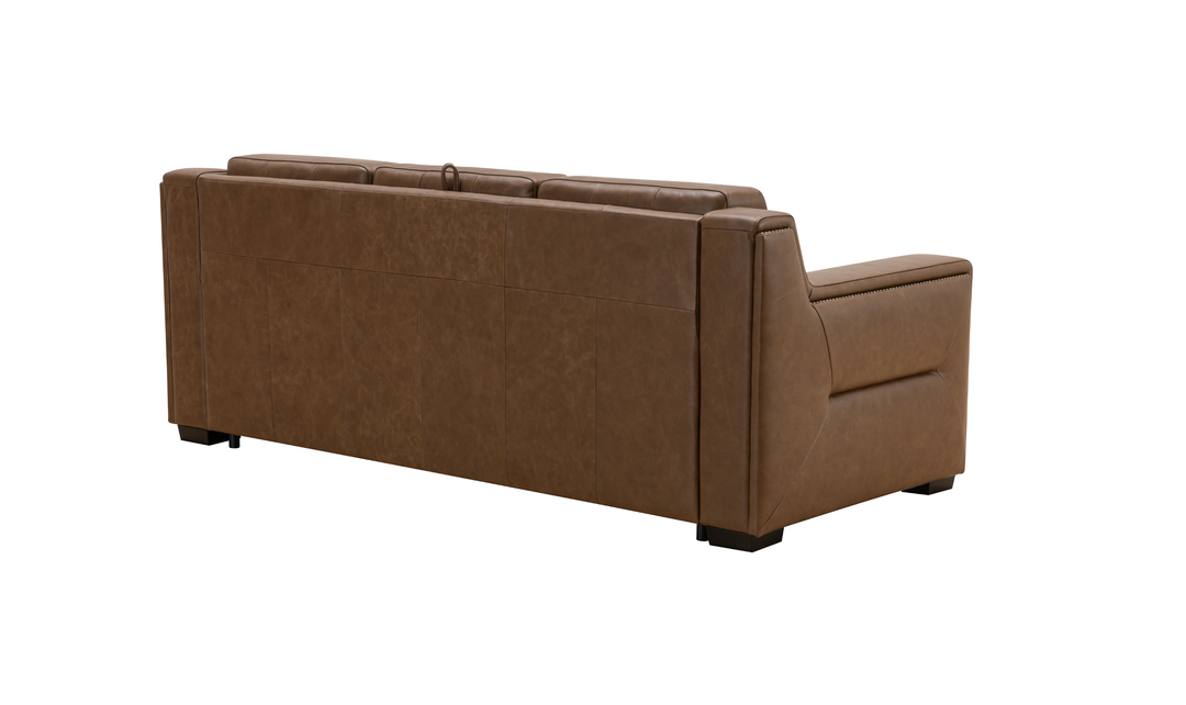 Alaves Italian Leather Queen Sleeper Sofa - Luxury Overnight Collection-Jennifer Furniture