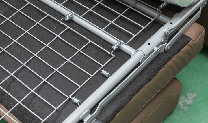 Klaussner Alaves Italian Leather Queen Sleeper Sofa - Luxury Overnight Collection