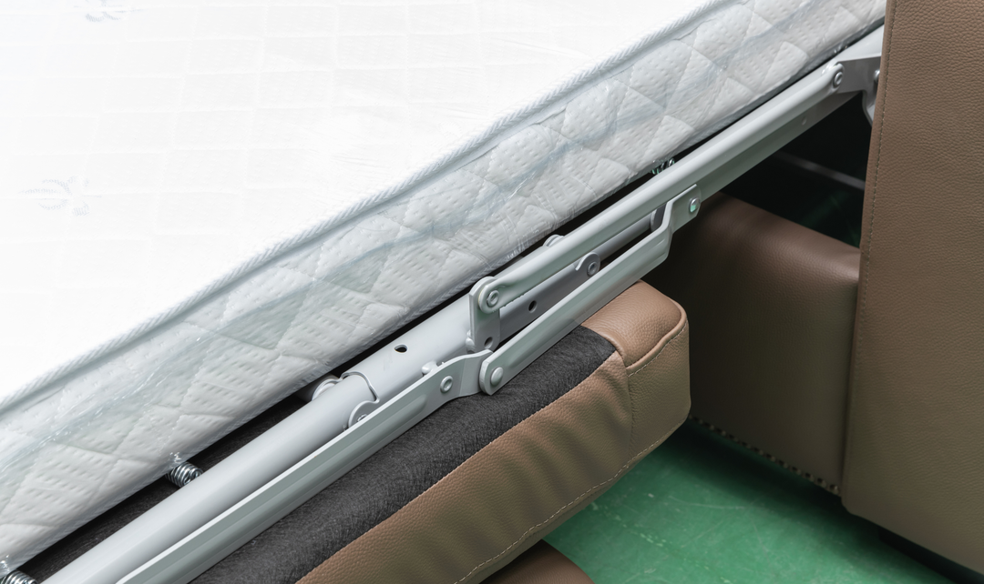 Klaussner Alaves Italian Leather Queen Sleeper Sofa - Luxury Overnight Collection