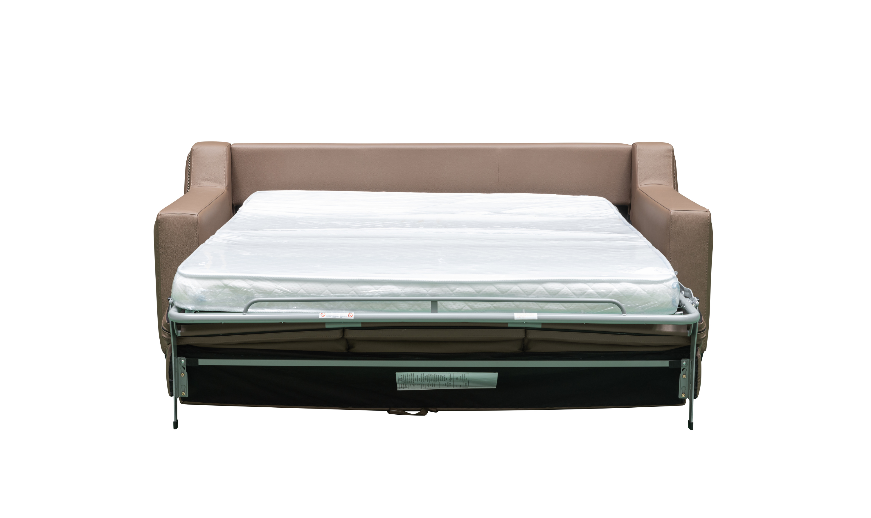 Klaussner Alaves Leather Queen Sleeper Sofa - Luxury Overnight Collection