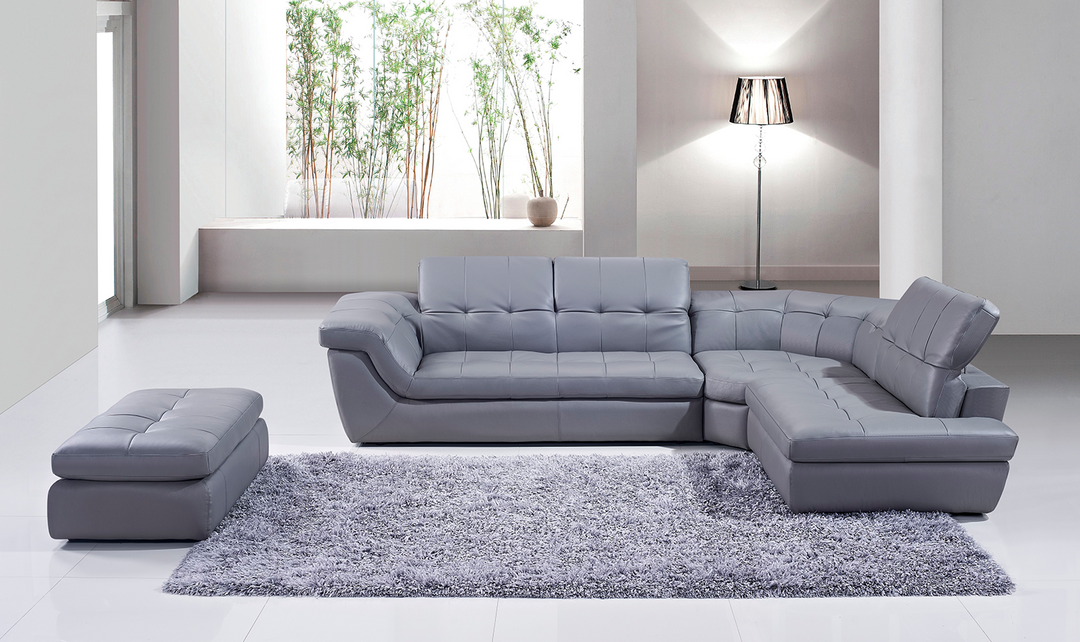 Alchimie Italian Leather Sectional Sofa