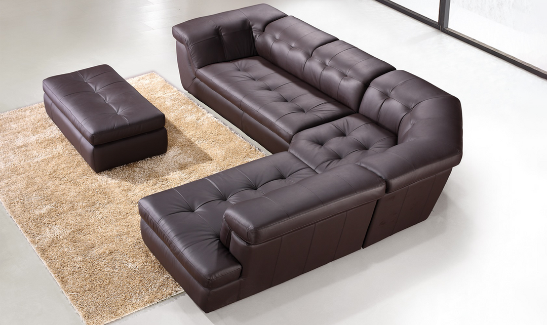 Alchimie Italian Leather Sectional Sofa