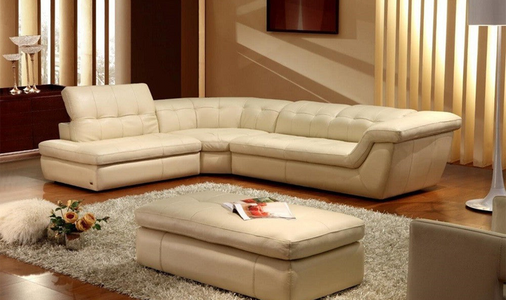 Alchimie Italian Leather Sectional Sofa