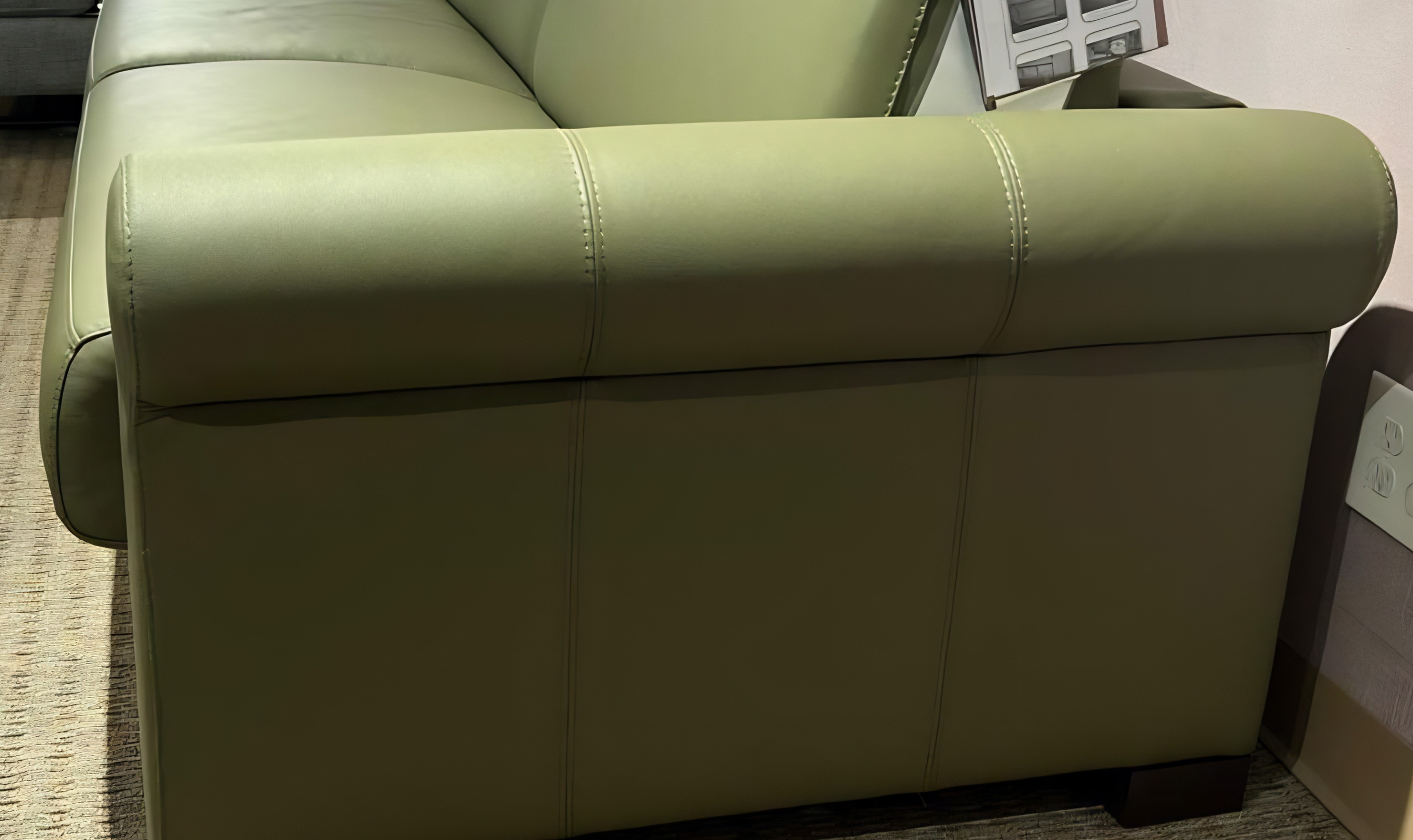 Nicoletti Italia Alcova Leather Queen Sleeper With Memory Foam Mattress - Jennifer Furniture