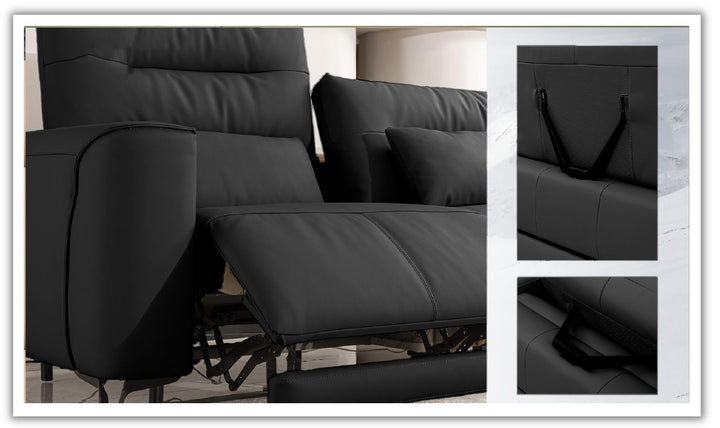 Alessandro Double Power Leather Swivel Chair
