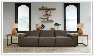 Allena Sectional Sofa with Track