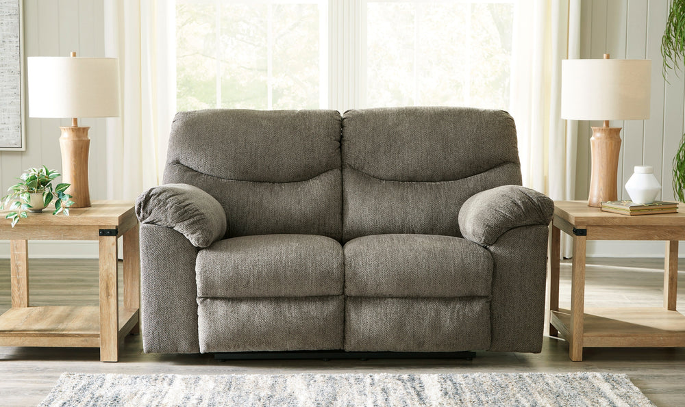 Alphons Pull-Tab Reclining Motion Loveseat-Jennifer Furniture
