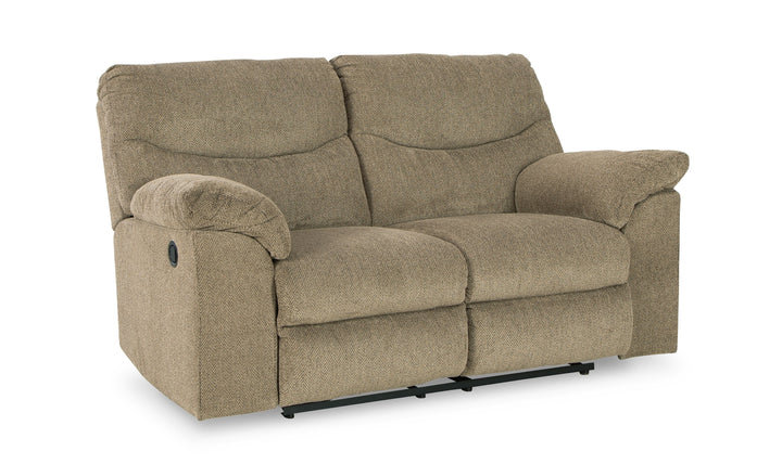 Alphons Pull-Tab Reclining Motion Loveseat-Jennifer Furniture