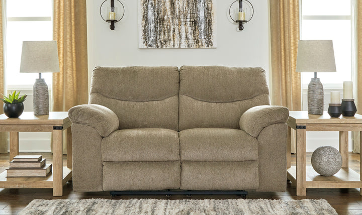 Alphons Pull-Tab Reclining Motion Loveseat-Jennifer Furniture