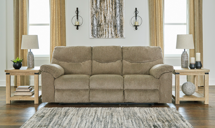 Modern Heritage Alphons 3-Seater Pull-Tab Fabric Reclining Motion Sofa