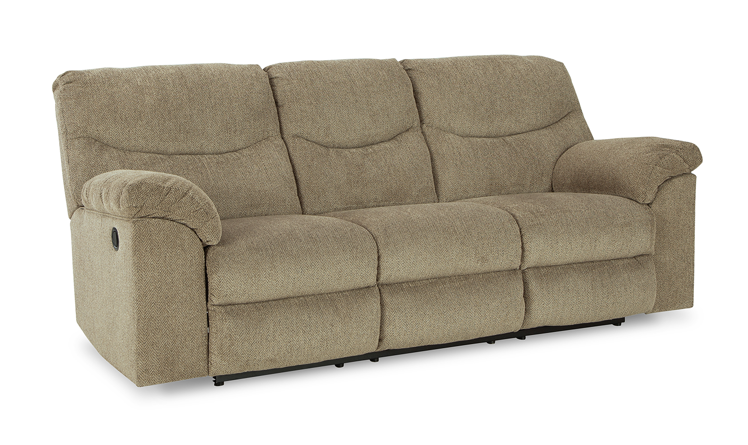 Modern Heritage Alphons 3-Seater Pull-Tab Fabric Reclining Motion Sofa