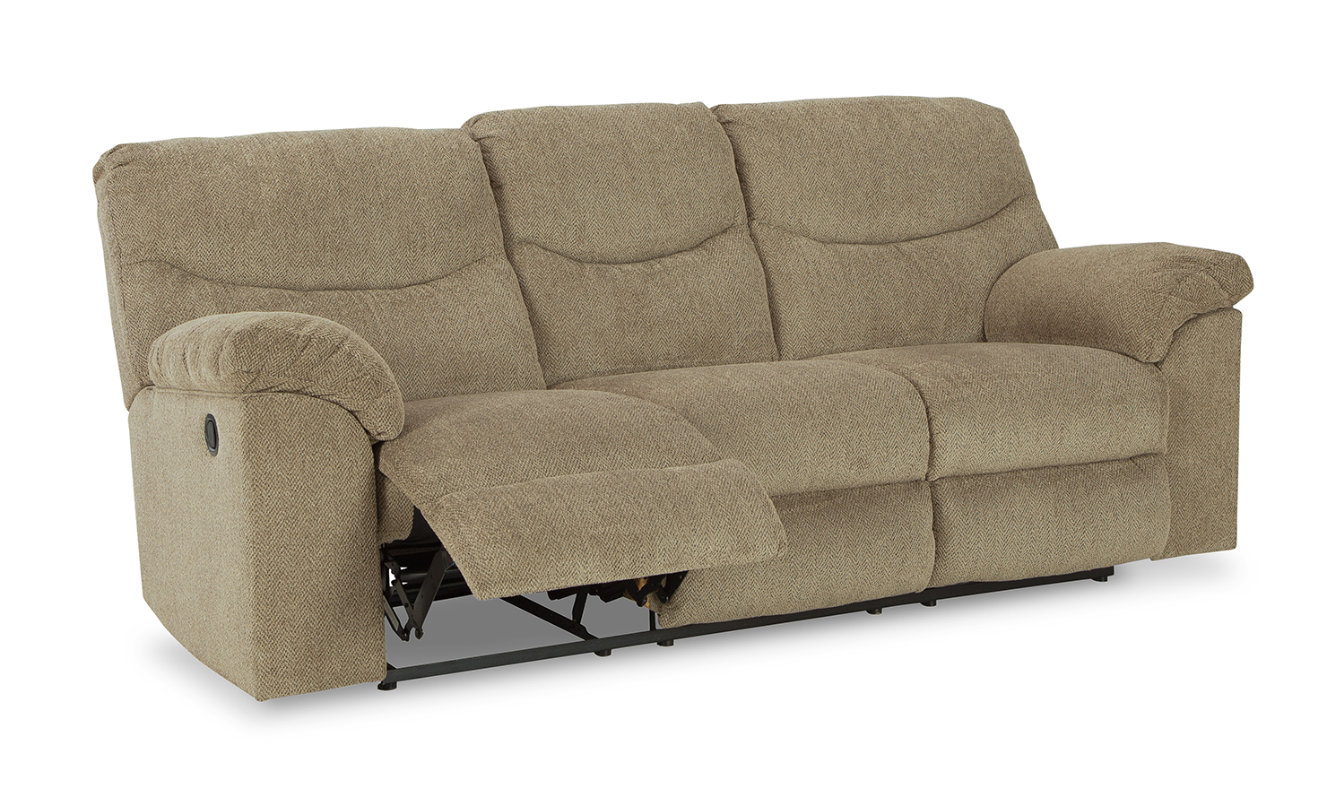 Modern Heritage Alphons 3-Seater Pull-Tab Fabric Reclining Motion Sofa