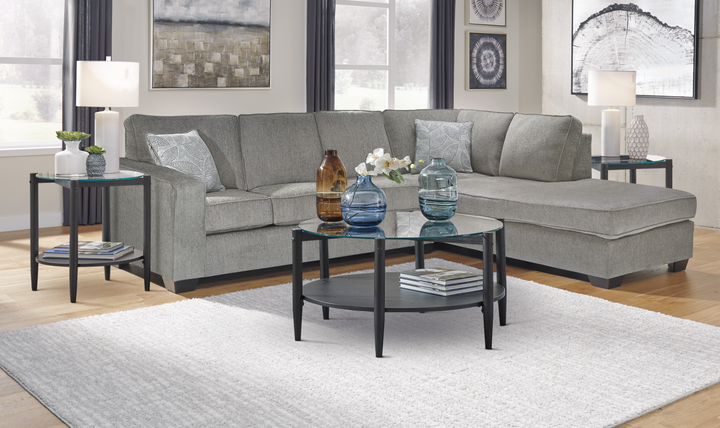Altari Sectional Sleeper with Chaise-Jennifer Furniture