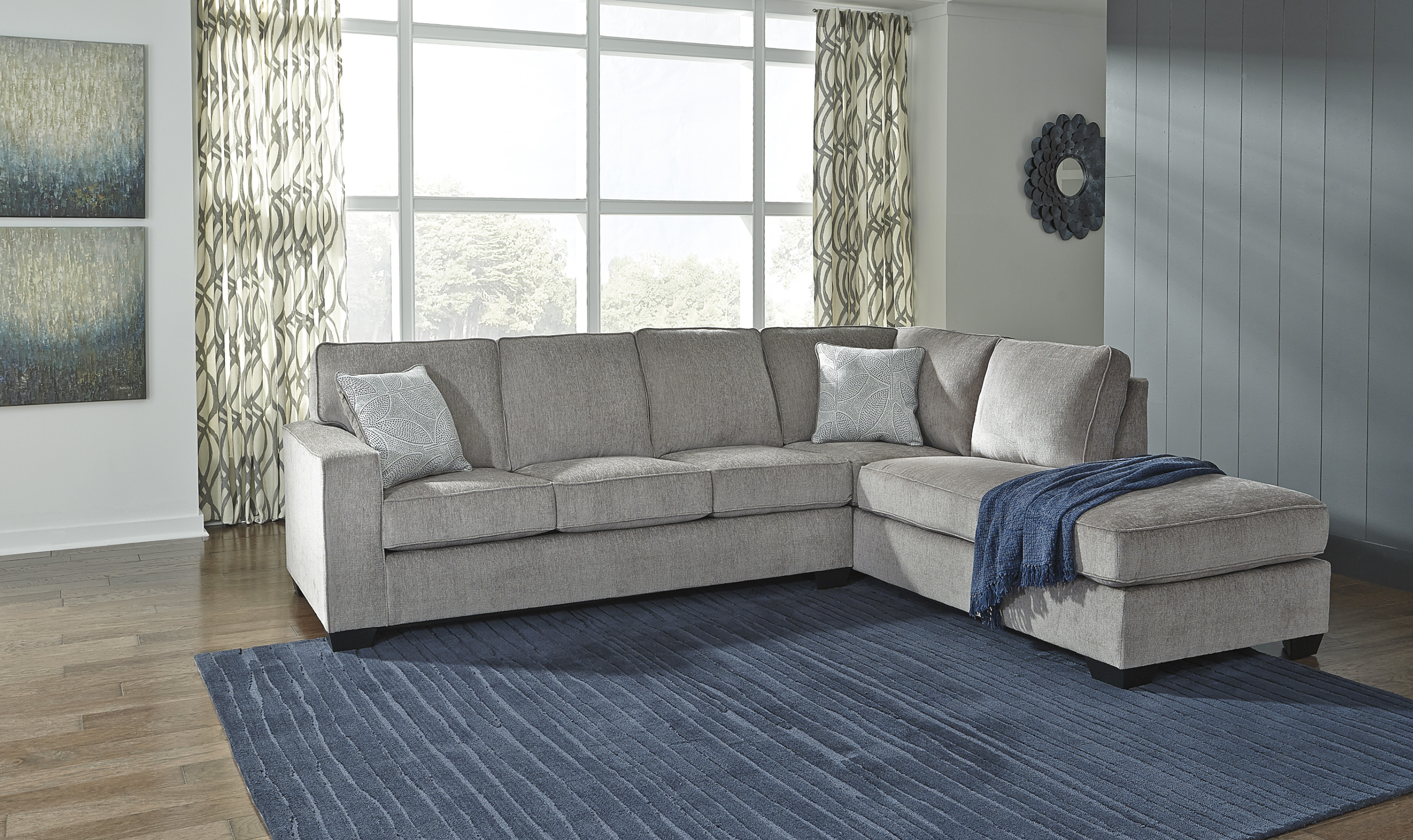 Modern Heritage Altari Sectional Sleeper with Chaise