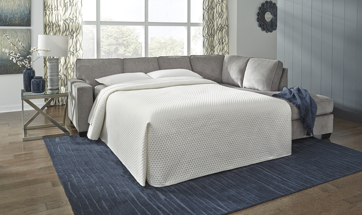 Altari Sectional Sleeper with Chaise-Jennifer Furniture