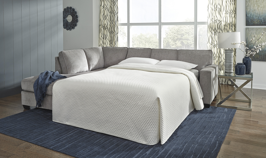 Altari Sectional Sleeper with Chaise-Jennifer Furniture