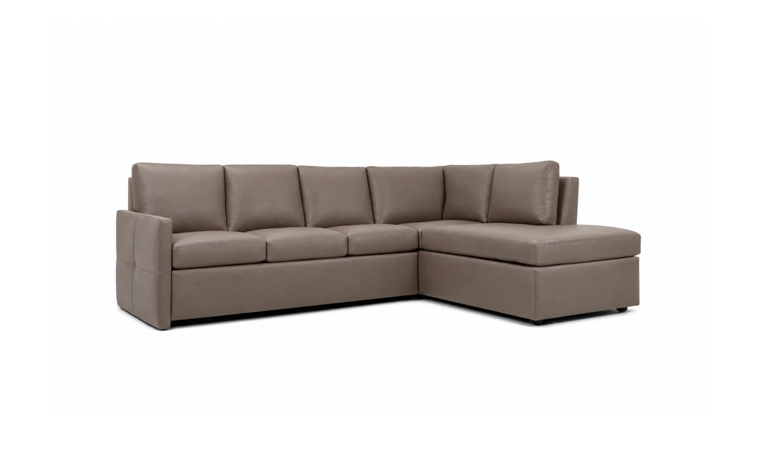 American Leather Bentley Comfort Sectional Sleeper Sofa In Queen Plus Size