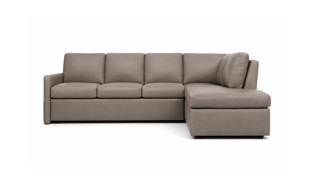 American Leather Bentley Comfort Sectional Sleeper Sofa In Queen Plus Size