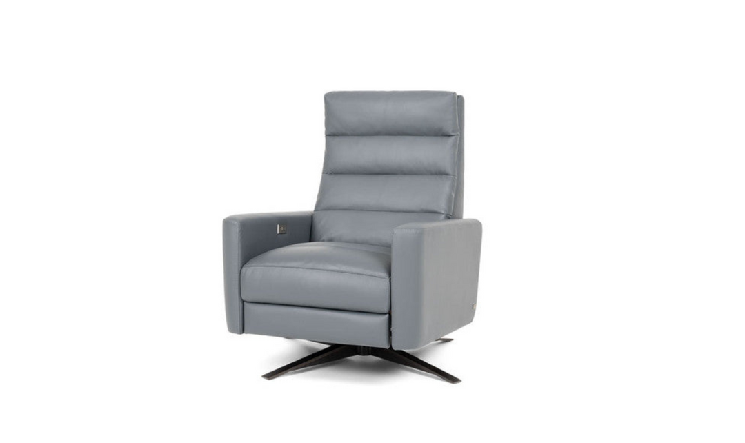 American Leather Cirrus Comfort Air Echo Extra Large Recliner Chair in Gray