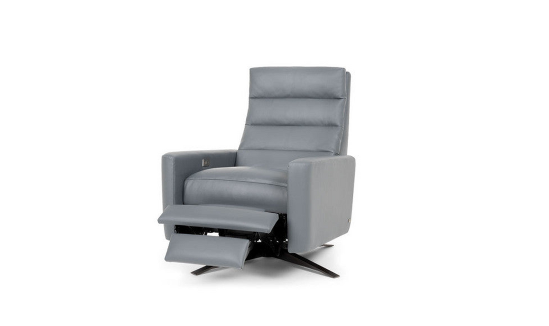 American Leather Cirrus Comfort Air Echo Extra Large Recliner Chair in Gray
