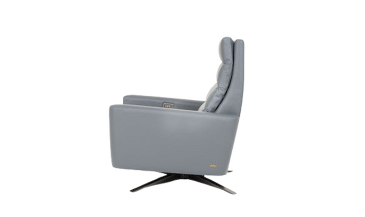 American Leather Cirrus Comfort Air Echo Extra Large Recliner Chair in Gray
