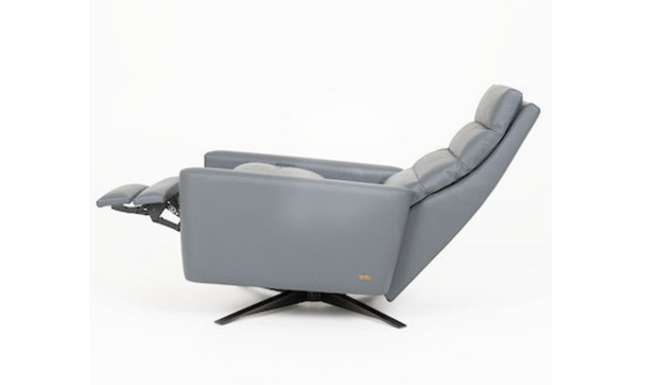 American Leather Comfort Air Echo Cirrus Extra Large Recliner Chair in Gray