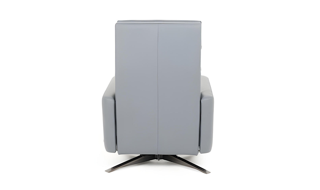 American Leather Comfort Air Echo Cirrus Extra Large Recliner Chair in Gray-jennifer